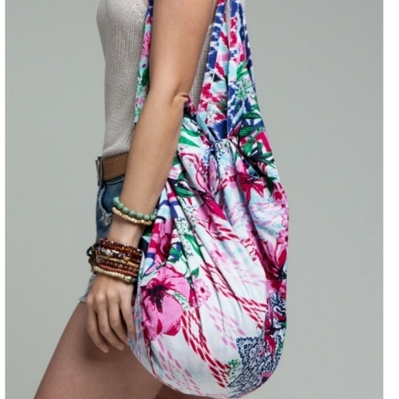 Ruggine Floral hobo boho shoulder bag California Dreamin - Picture 1 of 9